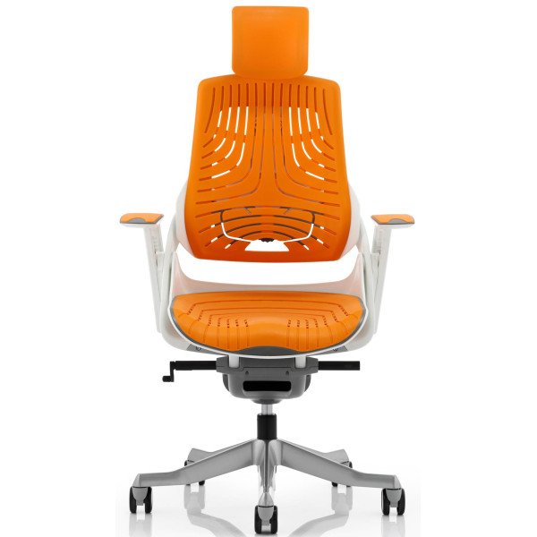 Zure Orange Elastic Ergonomic Office Chair